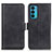 Leather Case Stands Flip Cover Holder M15L for Motorola Moto Edge 20 5G Black