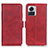 Leather Case Stands Flip Cover Holder M15L for Motorola Moto Edge 30 Ultra 5G Red