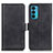 Leather Case Stands Flip Cover Holder M15L for Motorola Moto Edge Lite 5G Black