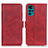 Leather Case Stands Flip Cover Holder M15L for Motorola Moto G22 Red