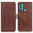 Leather Case Stands Flip Cover Holder M15L for Motorola Moto G40 Fusion