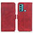 Leather Case Stands Flip Cover Holder M15L for Motorola Moto G40 Fusion Red