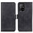 Leather Case Stands Flip Cover Holder M15L for Oppo F19 Pro+ Plus 5G Black