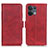 Leather Case Stands Flip Cover Holder M15L for Oppo Reno8 Pro 5G Red