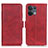 Leather Case Stands Flip Cover Holder M15L for Oppo Reno9 Pro 5G Red
