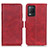 Leather Case Stands Flip Cover Holder M15L for Realme Q3 5G Red