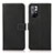 Leather Case Stands Flip Cover Holder M16L for Xiaomi Redmi Note 11S 5G Black