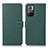 Leather Case Stands Flip Cover Holder M16L for Xiaomi Redmi Note 11S 5G Green