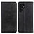 Leather Case Stands Flip Cover Holder M17L for Samsung Galaxy S22 Ultra 5G Black