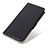 Leather Case Stands Flip Cover Holder M21L for Samsung Galaxy S23 5G Black