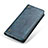 Leather Case Stands Flip Cover Holder ML4 for Xiaomi Mi 11X Pro 5G Blue