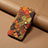 Leather Case Stands Flip Cover Holder MT3 for Apple iPhone 14 Pro Brown