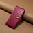 Leather Case Stands Flip Cover Holder MT4 for Apple iPhone 14 Pro Red