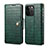 Leather Case Stands Flip Cover Holder MT6 for Apple iPhone 14 Pro Max Green