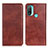 Leather Case Stands Flip Cover Holder N01P for Motorola Moto E20