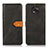 Leather Case Stands Flip Cover Holder N01P for Motorola Moto G Power (2021) Black