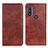 Leather Case Stands Flip Cover Holder N01P for Motorola Moto G Pure