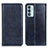 Leather Case Stands Flip Cover Holder N01P for Samsung Galaxy F13 4G Blue