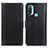 Leather Case Stands Flip Cover Holder N02P for Motorola Moto E30