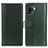 Leather Case Stands Flip Cover Holder N02P for Oppo A94 4G Green