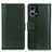 Leather Case Stands Flip Cover Holder N02P for Oppo F21s Pro 4G Green