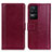 Leather Case Stands Flip Cover Holder N02P for Xiaomi Poco F4 5G Red