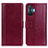 Leather Case Stands Flip Cover Holder N02P for Xiaomi Poco F4 GT 5G Red