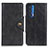 Leather Case Stands Flip Cover Holder N03P for Motorola Moto Edge (2021) 5G Black