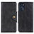 Leather Case Stands Flip Cover Holder N03P for Motorola Moto G 5G (2022) Black