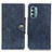 Leather Case Stands Flip Cover Holder N03P for Motorola Moto G Stylus (2022) 4G Blue