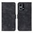 Leather Case Stands Flip Cover Holder N03P for Oppo F21s Pro 4G Black