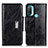 Leather Case Stands Flip Cover Holder N04P for Motorola Moto E20