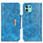 Leather Case Stands Flip Cover Holder N04P for Motorola Moto Edge 20 Lite 5G Sky Blue