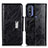 Leather Case Stands Flip Cover Holder N04P for Motorola Moto G Pure