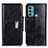Leather Case Stands Flip Cover Holder N04P for Motorola Moto G40 Fusion
