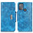 Leather Case Stands Flip Cover Holder N04P for Motorola Moto G50