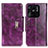 Leather Case Stands Flip Cover Holder N04P for Xiaomi Redmi 10C 4G Purple