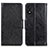 Leather Case Stands Flip Cover Holder N05P for Huawei Honor X5 Black