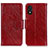 Leather Case Stands Flip Cover Holder N05P for Huawei Honor X5 Red