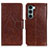 Leather Case Stands Flip Cover Holder N05P for Motorola Moto Edge S30 5G