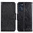 Leather Case Stands Flip Cover Holder N05P for Motorola Moto G 5G (2022) Black