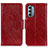 Leather Case Stands Flip Cover Holder N05P for Motorola Moto G Stylus (2022) 4G Red