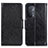 Leather Case Stands Flip Cover Holder N05P for OnePlus Nord N200 5G Black