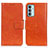 Leather Case Stands Flip Cover Holder N05P for Samsung Galaxy F13 4G Orange