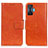 Leather Case Stands Flip Cover Holder N05P for Xiaomi Poco F4 GT 5G Orange