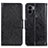 Leather Case Stands Flip Cover Holder N05P for Xiaomi Redmi A1 Plus Black