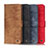 Leather Case Stands Flip Cover Holder N06P for Motorola Moto E32s