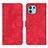 Leather Case Stands Flip Cover Holder N06P for Motorola Moto Edge 20 Lite 5G Red