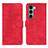 Leather Case Stands Flip Cover Holder N06P for Motorola Moto Edge S30 5G Red