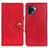 Leather Case Stands Flip Cover Holder N06P for Oppo F19 Pro Red